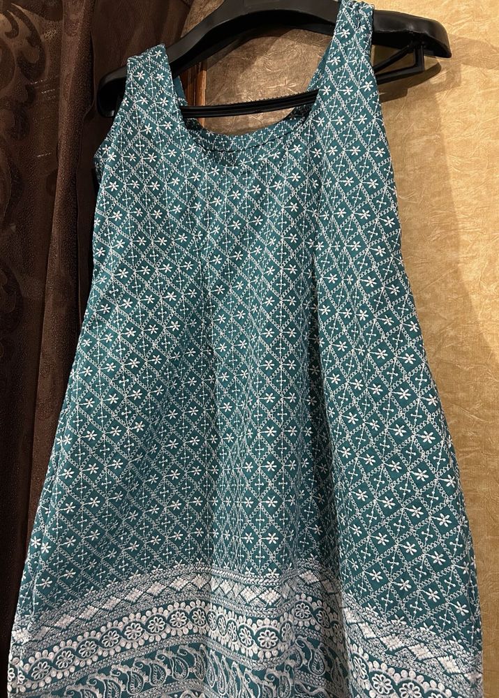 Green Patterned Dress