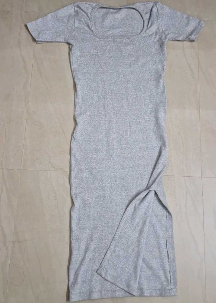 Bodycon Midi Slitted Dress