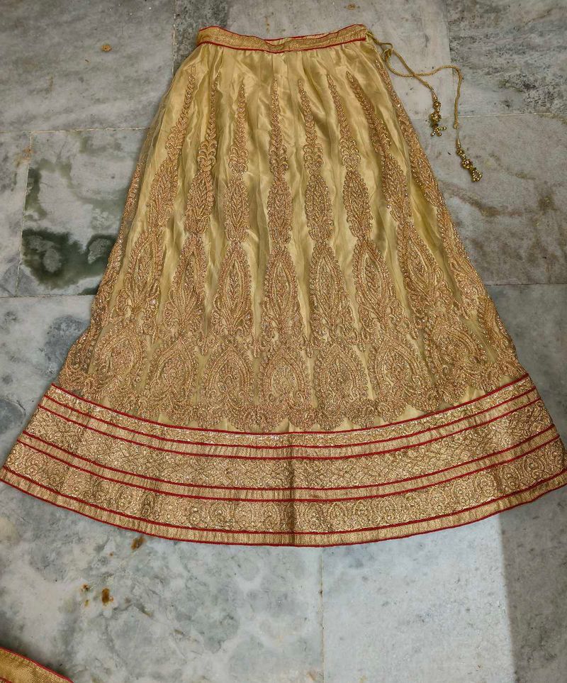 Golden Lhenga Skirt