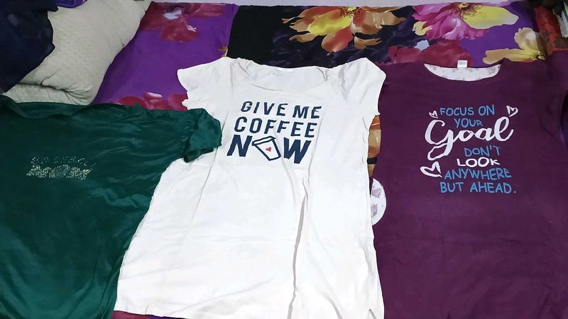 Graphic Print T-Shirt Bundle