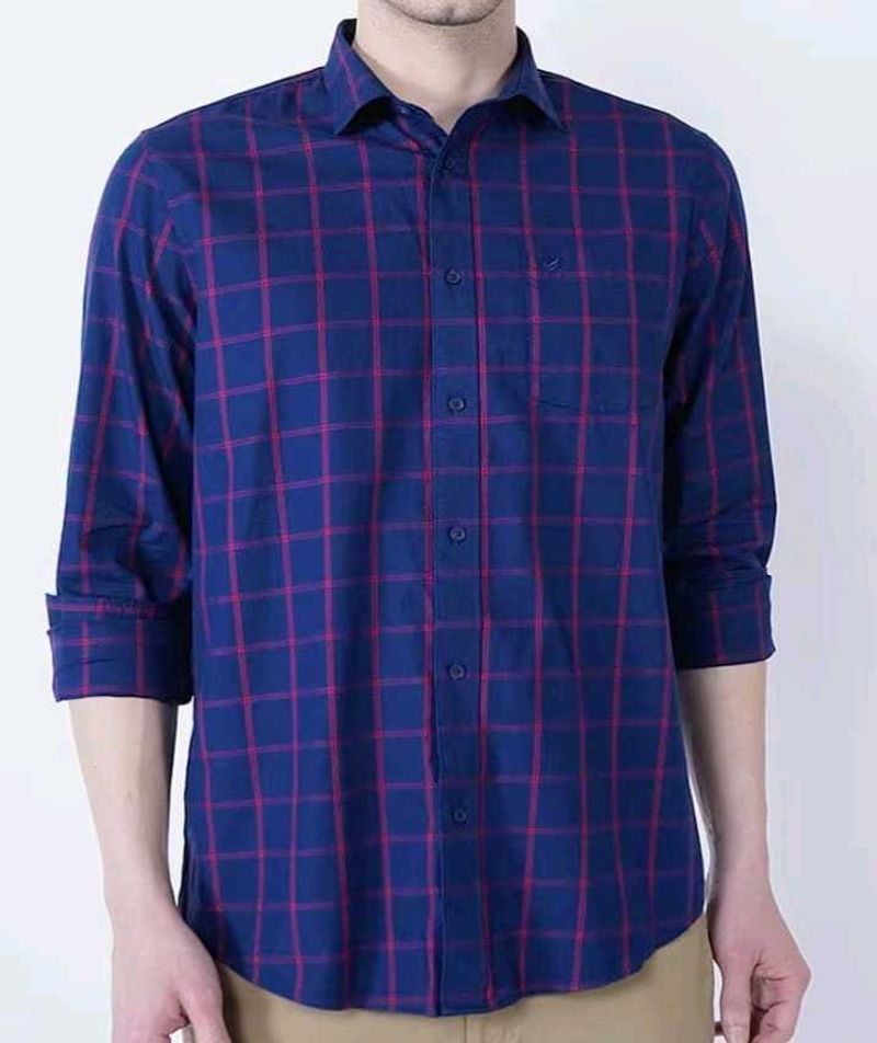 Blue &amp; Red Checkered Shirt
