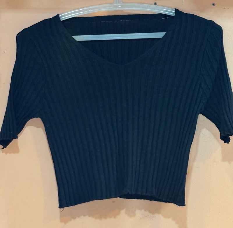 Ribbed Crop Top
