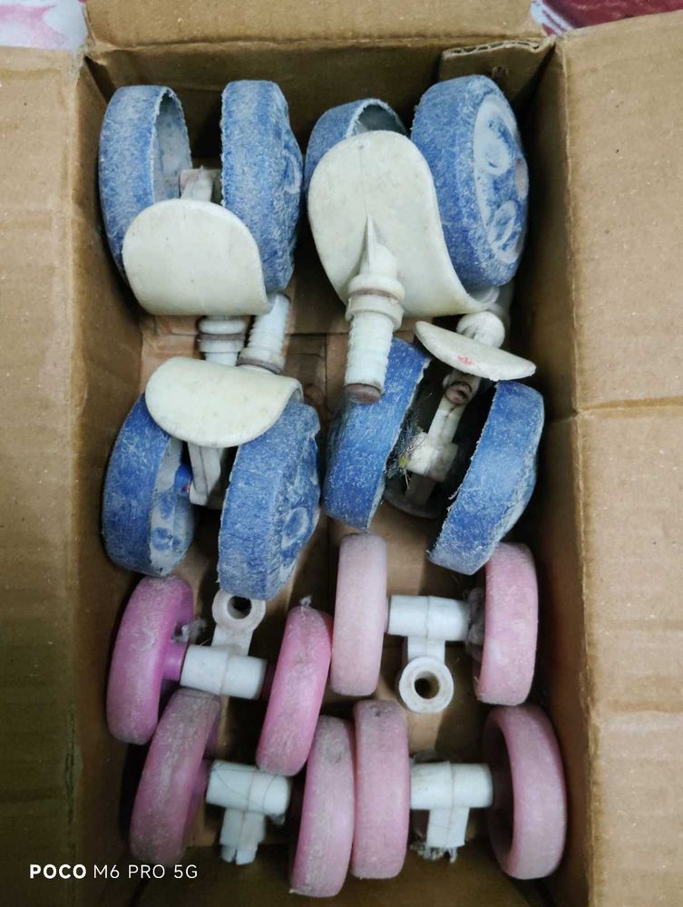 Office Chair Caster Wheels - Set of 8