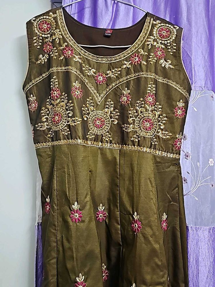 Ethnic Gown In New Condition