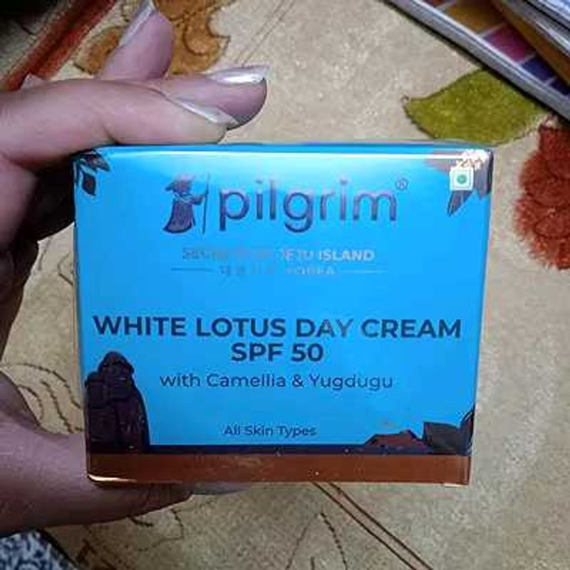 PILGRIM Korean White Lotus Face Cream with SPF 50