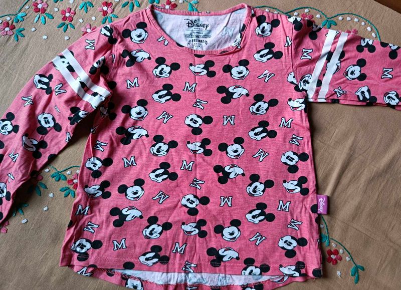 Mickey Mouse Tops for Kids 👚🤍