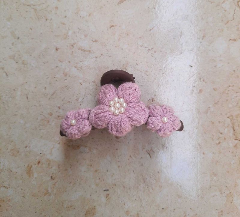 Floral Hair Claw Clip (2pcs)
