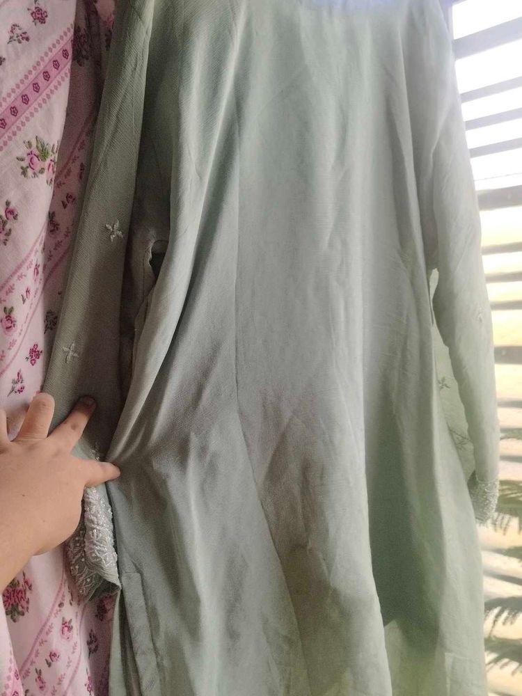 Mint Green Plazzo Kameez