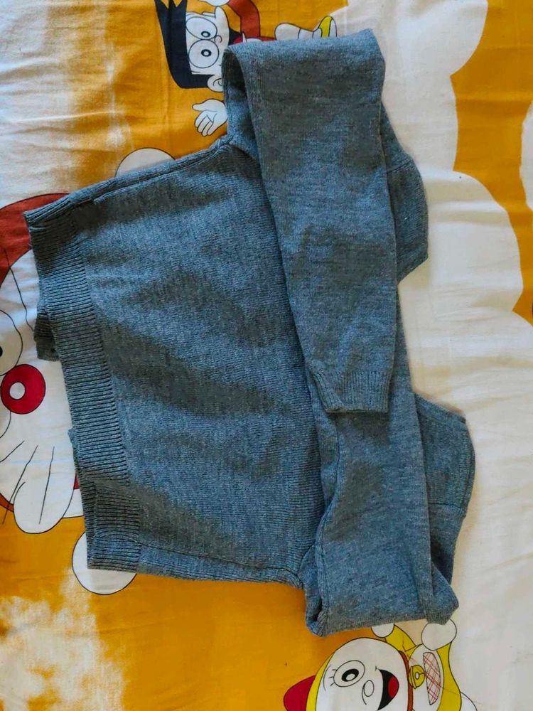 Grey Knitted Sweater