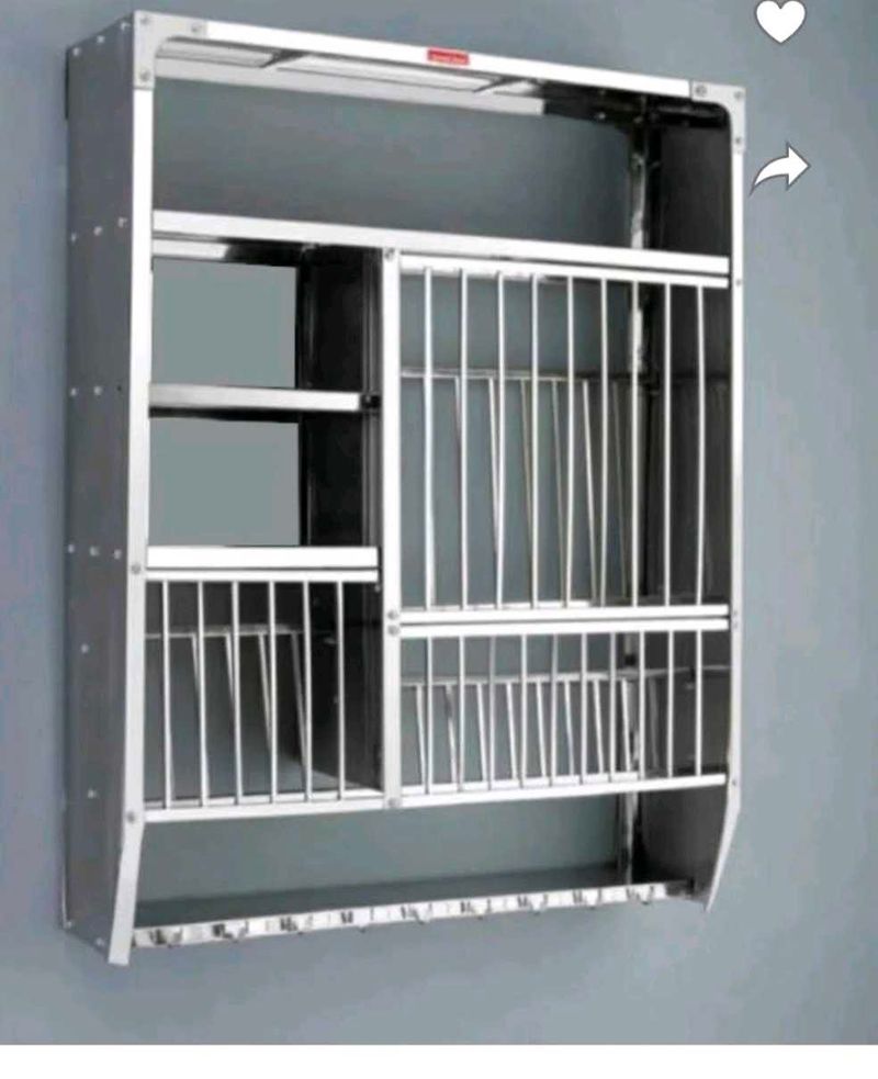 A -one Utensils Kitchen Steel Rack Wall Mounted