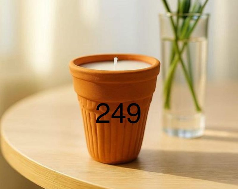 Terracotta Pot Candle