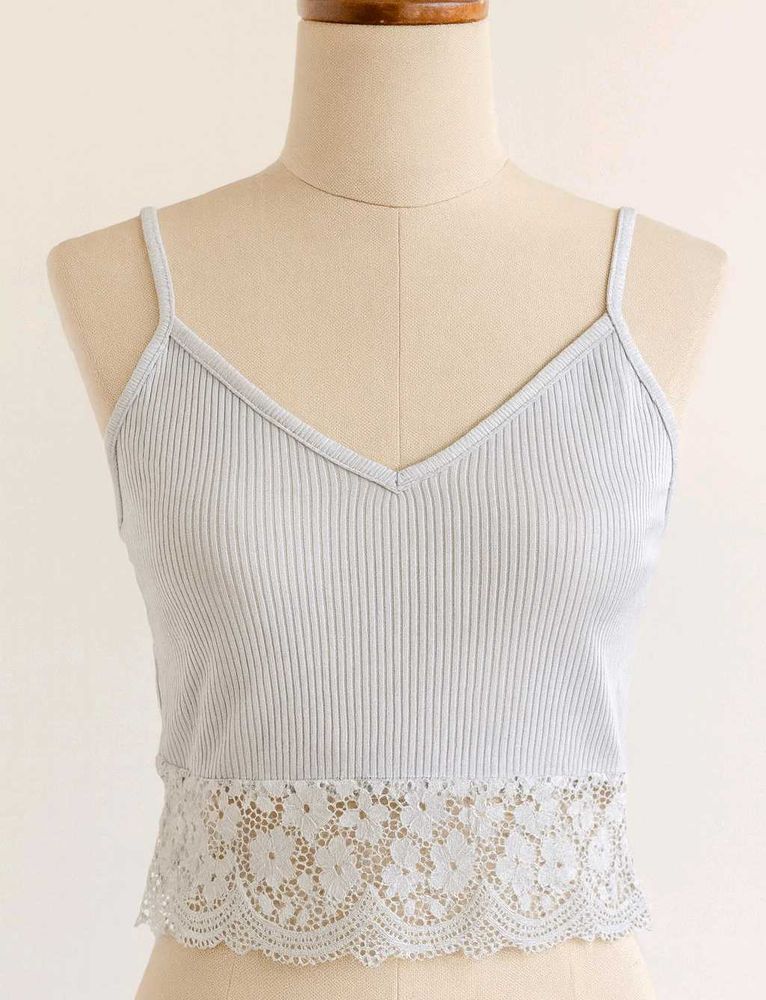 Lace Trim Cami Top