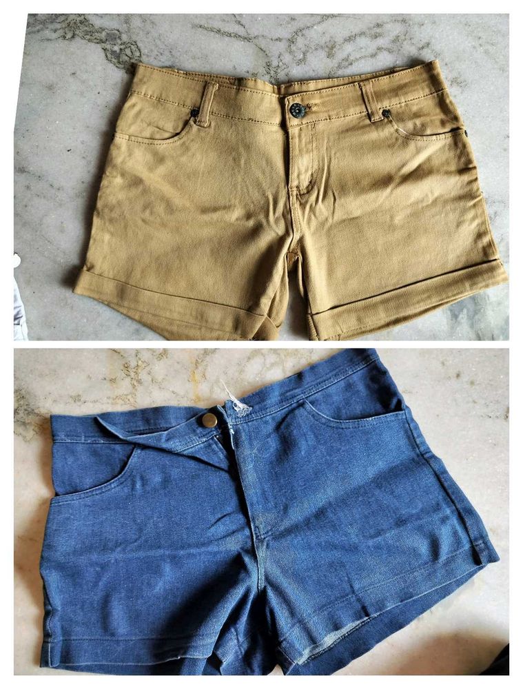 Denim Shorts Combo