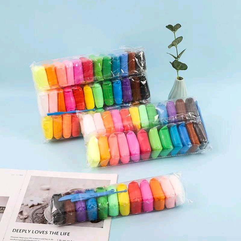 2 New 8D Super Light Clay For Kids