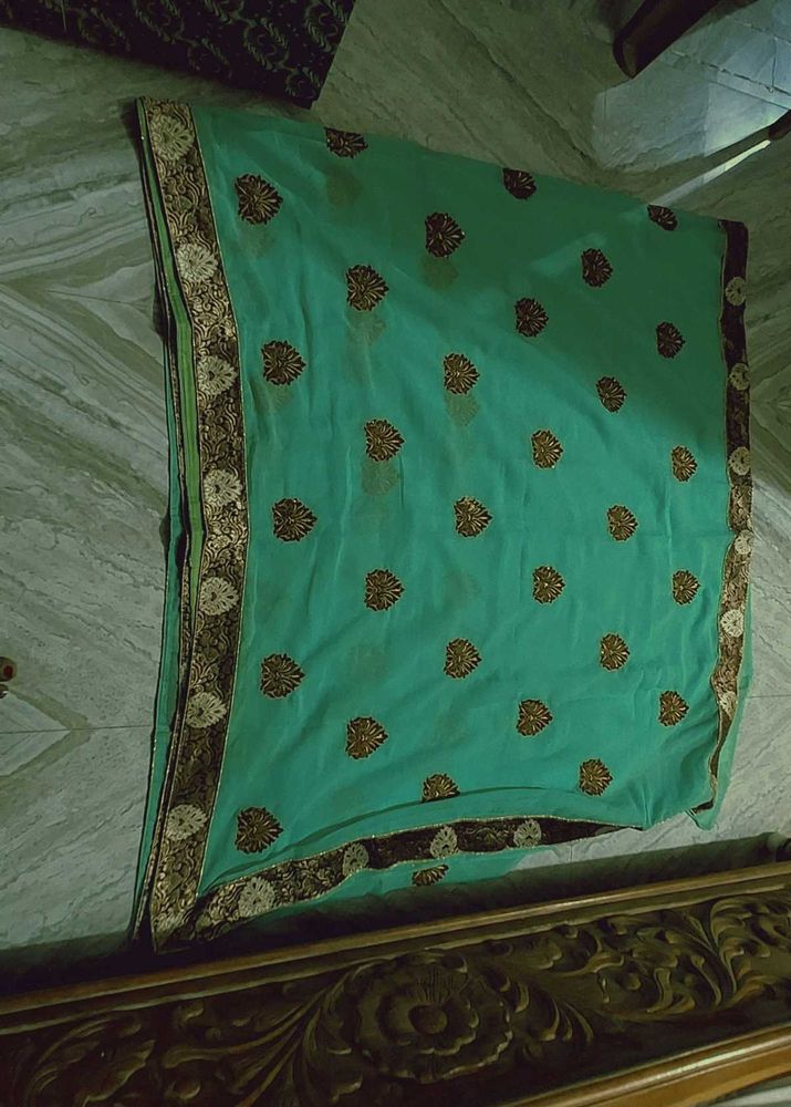 Green Saree