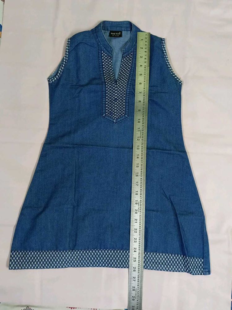 Denim Sleeveless Dress