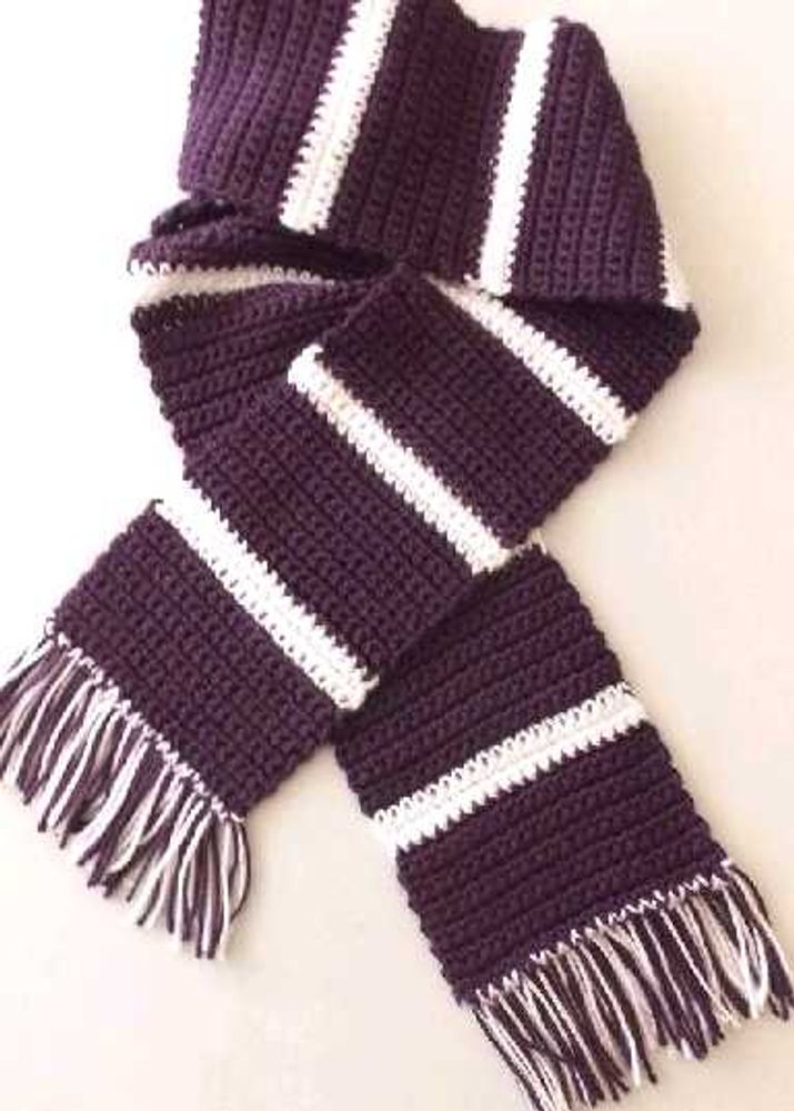 Striped Knitted Scarf - ready in ten days