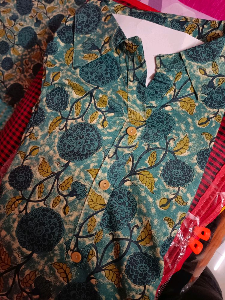 Green Floral Co-ord Set