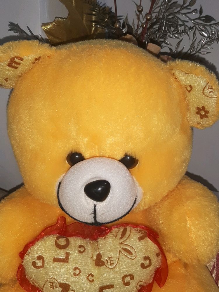 Baby YELLOW TEDDY BEAR With Heart