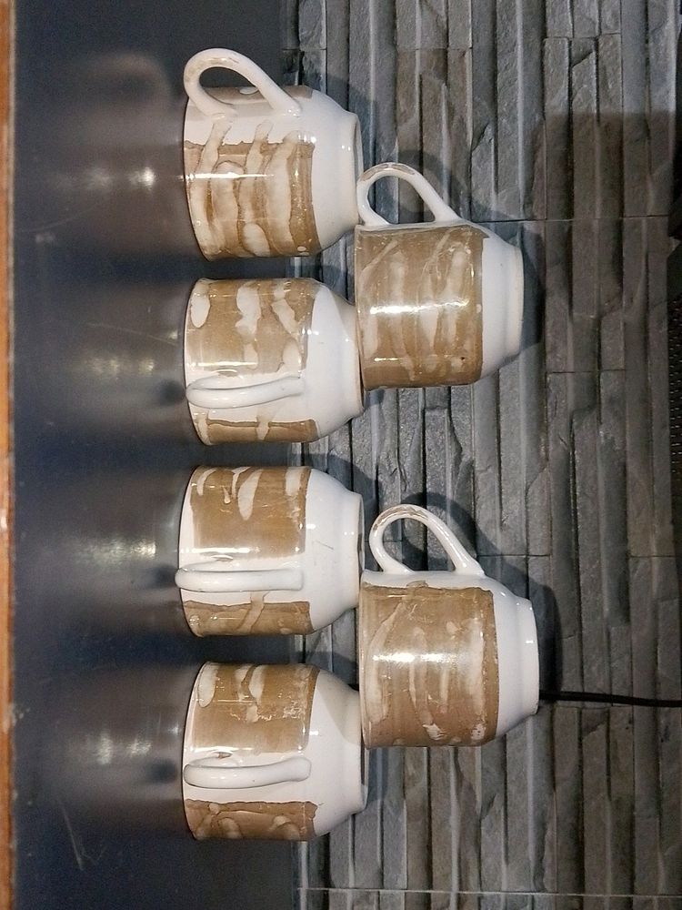 Fine Printed Tea/Coffee Cup 🍵 Set of 6