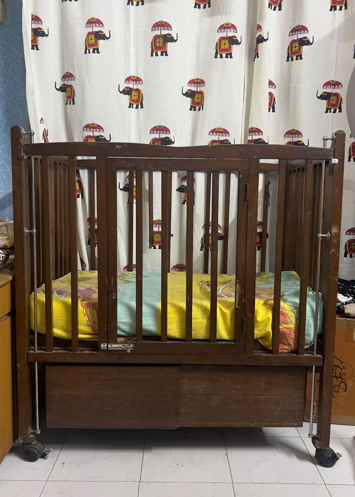 Classic Wooden Baby Crib