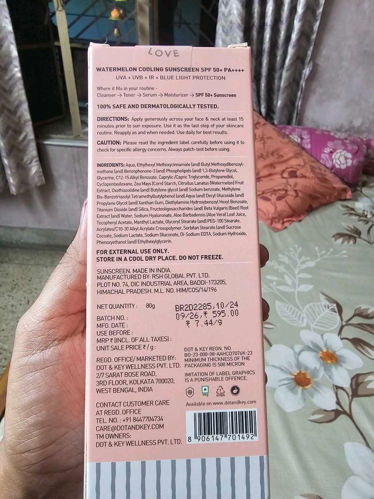 Dot And Key Watermelon Sunscreen