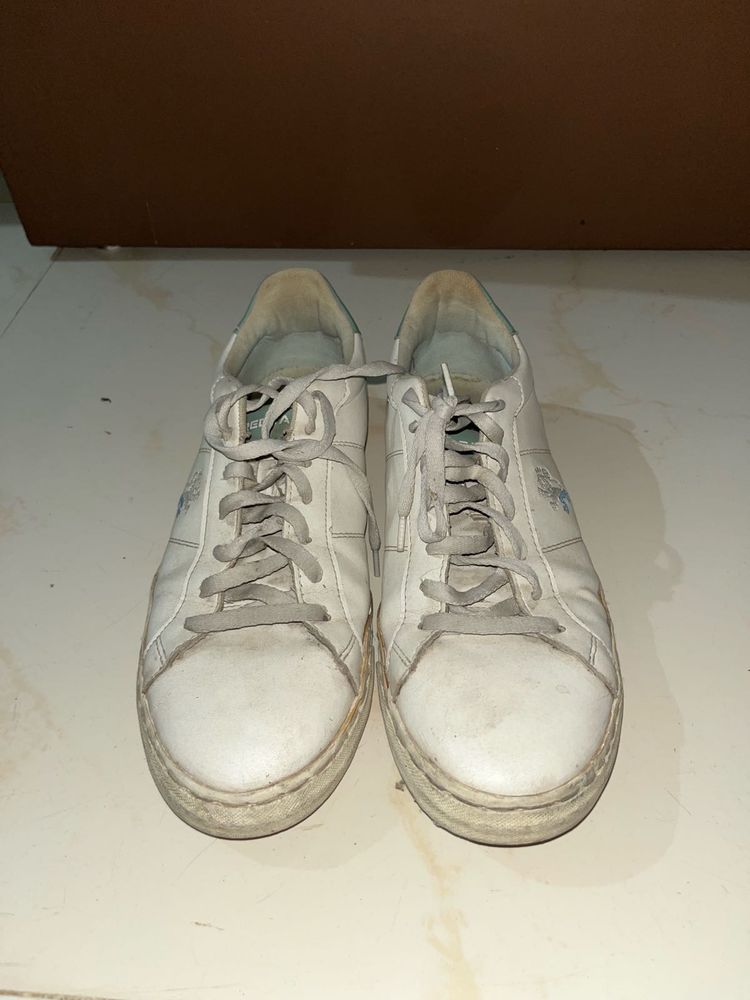 White Red Tape  Sneakers