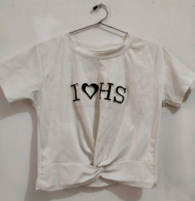 White Crop Top🤍