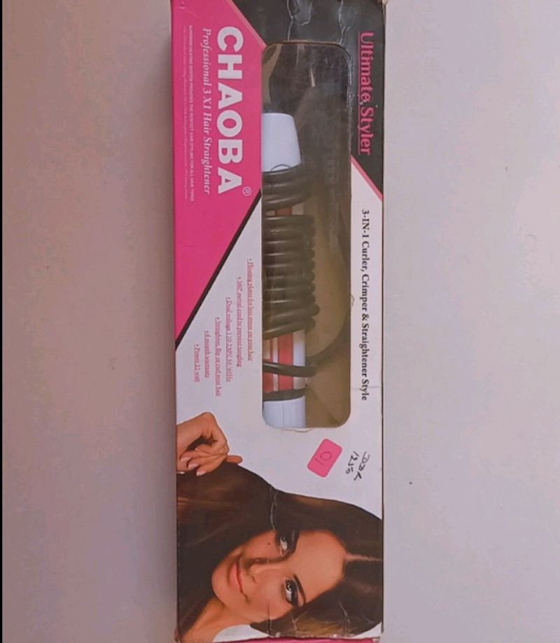 Chaoba Professional 3 In 1 Hair Straightener Ultimate Styler