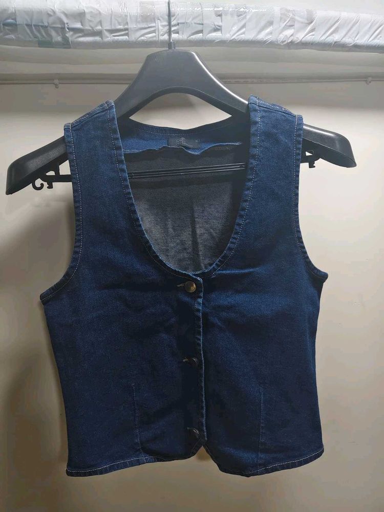 Denim Vest - Stylish Layering Piece