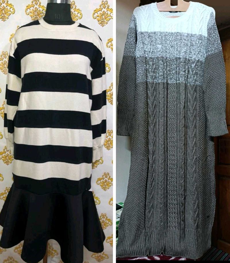 2 WOOLEN MAXI DRESS