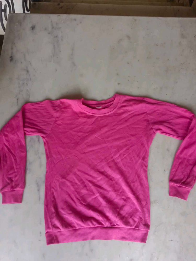 Pink Long Sleeve Top
