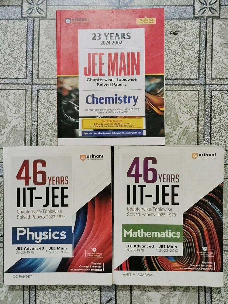 JEE Prep Books - Physics, Chemistry, Math