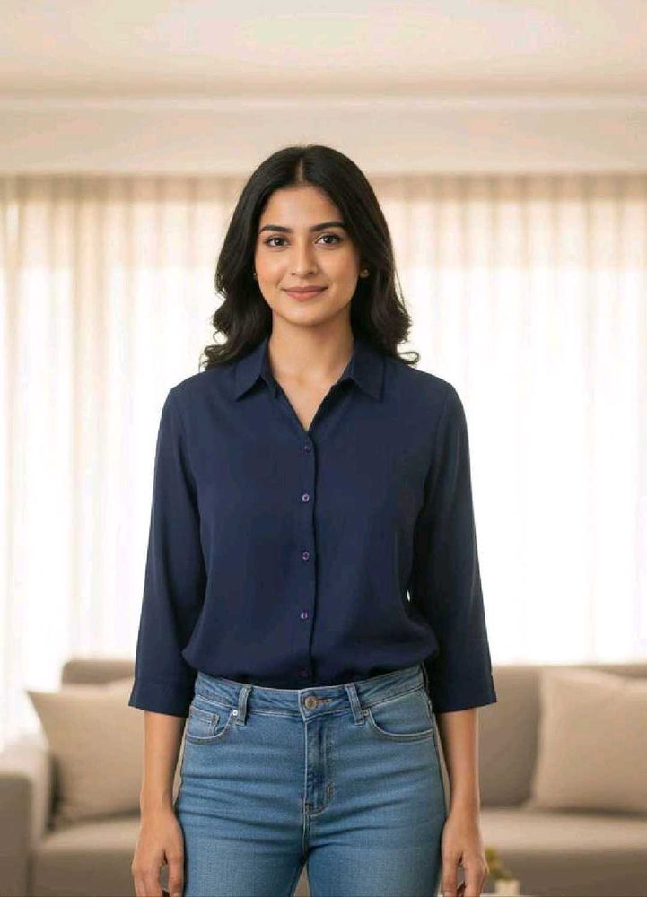 🛍️Used Navy Blue Shirt⭐⭐⭐⭐⭐