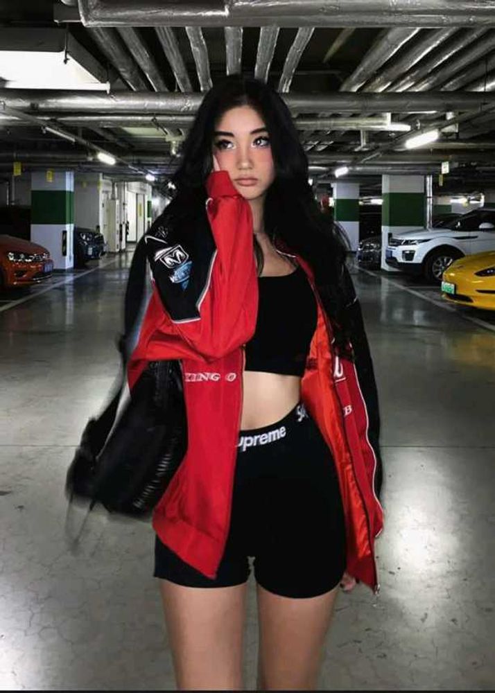 Red &amp; Black Nike Jacket