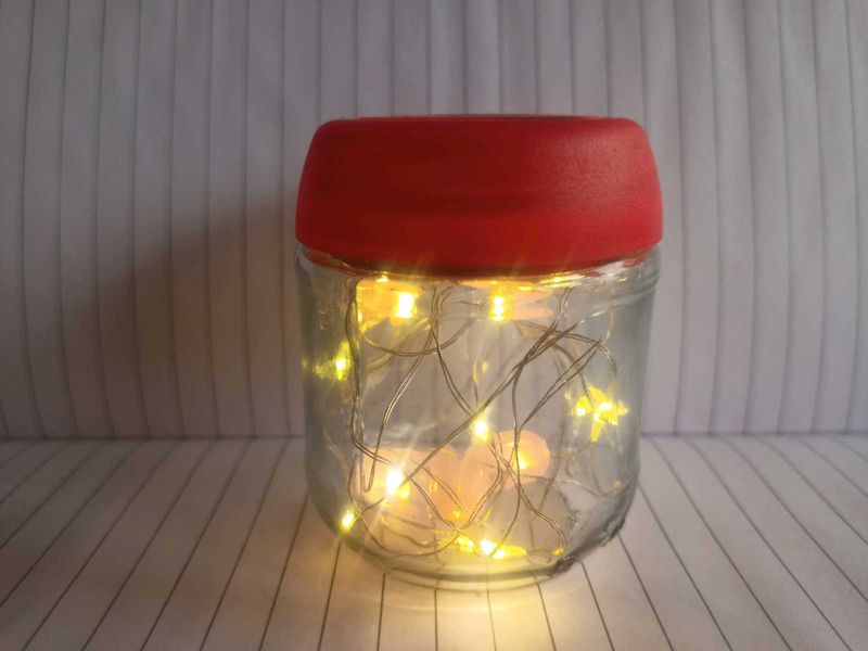 DIY Golden Lights Home Lamp