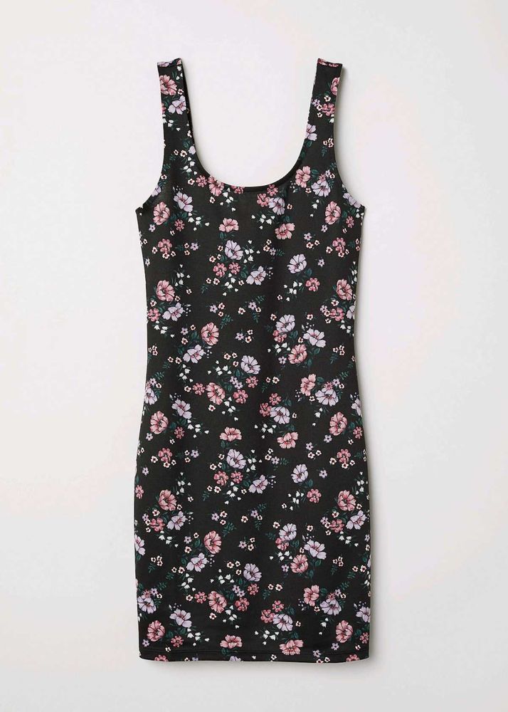 H&amp;M Floral Bodycon Dress