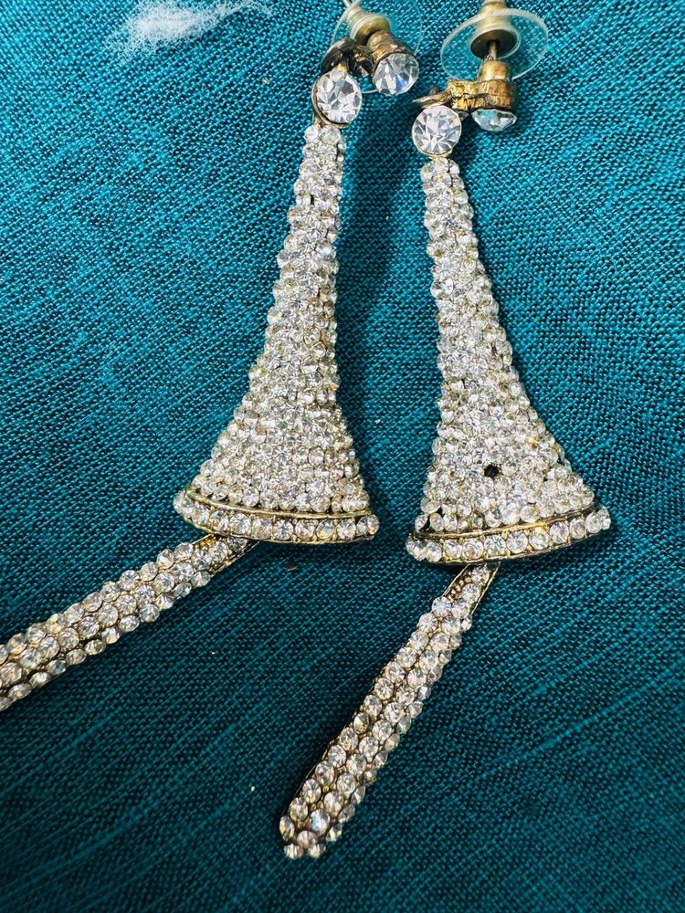 Dazzling Rhinestone Earrings
