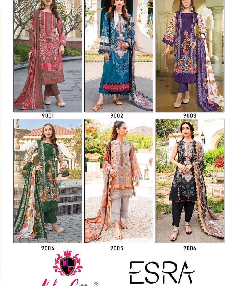 New Catalog: ESRA KARACHI SUITS *