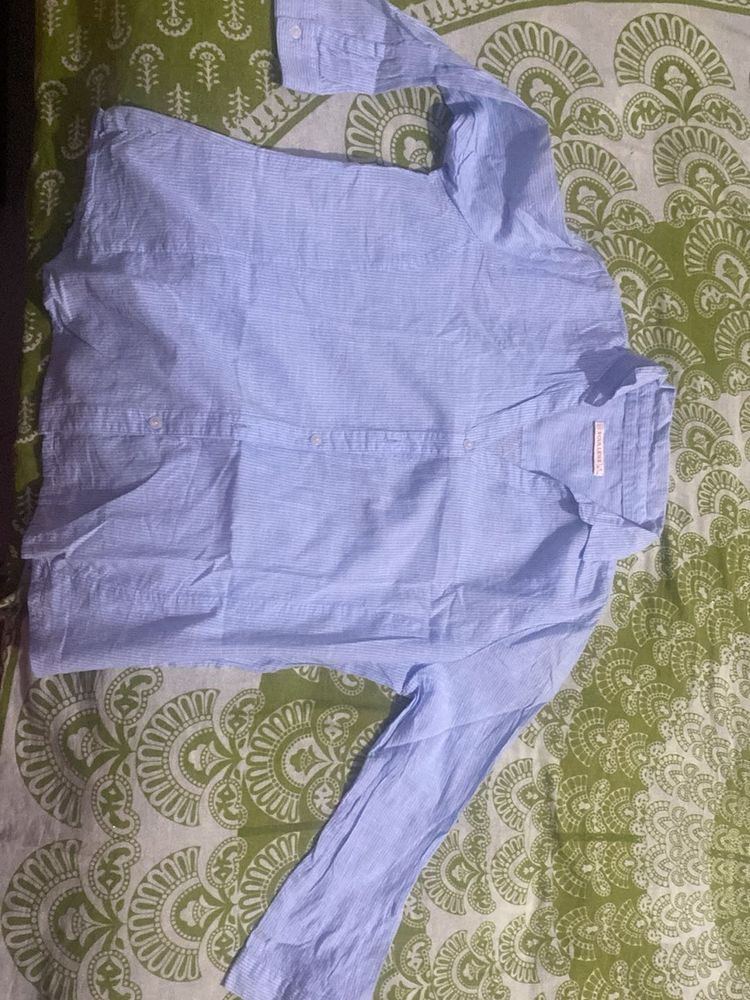 Blue Casual Shirt
