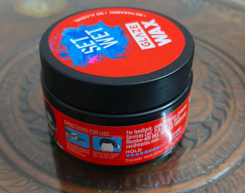 Set Wet Glaze Hair Wax For Mens