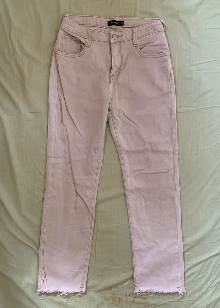 Lilac Cropped Jeans - Size 25