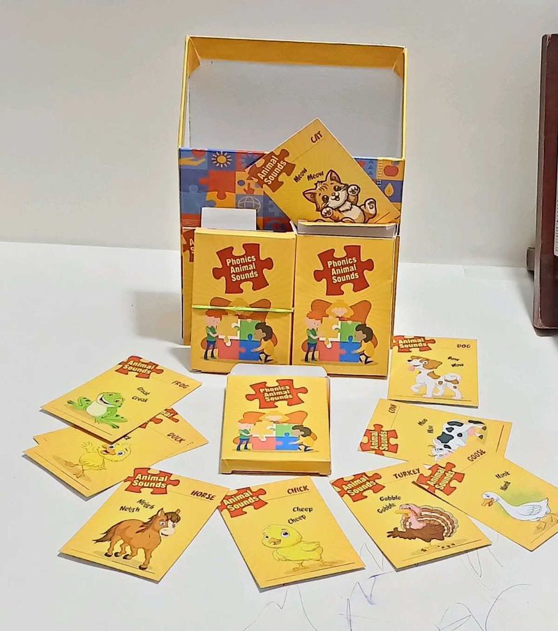 Phonics Animal Sounds FlashCard Game