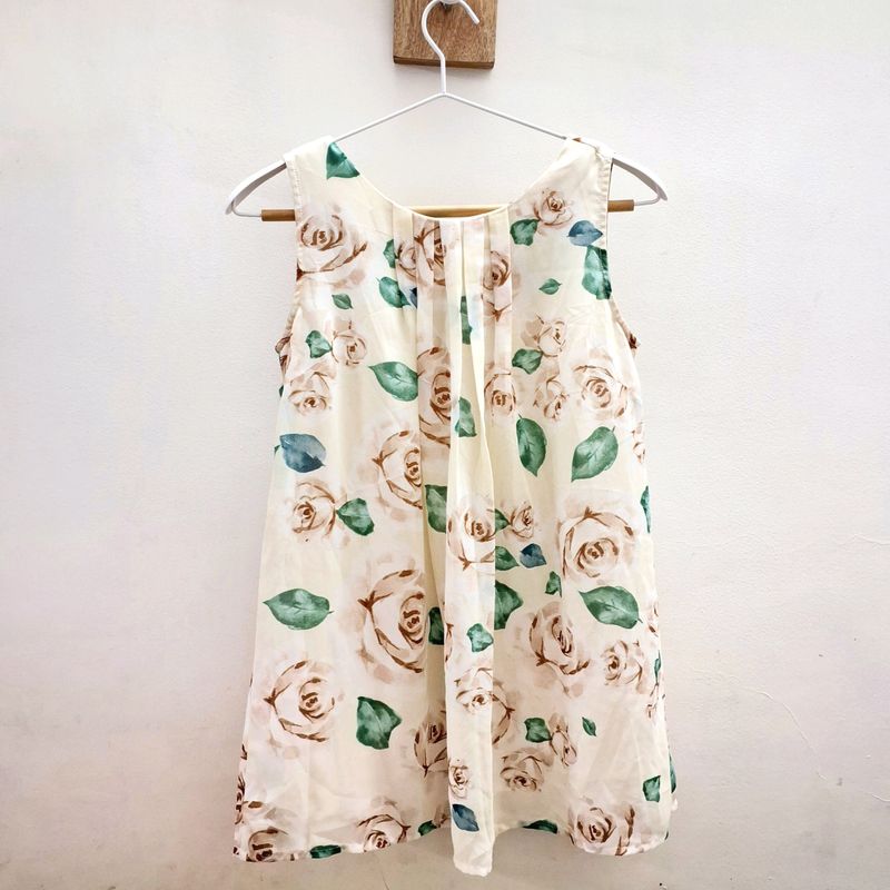 AllenSolly Top: vintage florals vibes