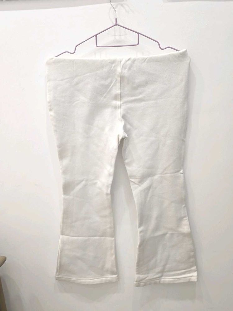 White Flared Jeans - Jegging