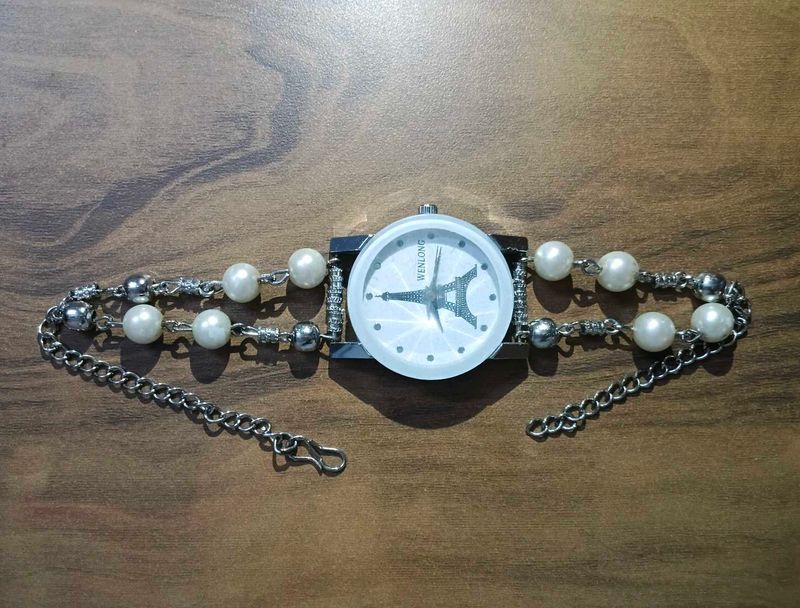 Parisian Pearl Bracelet Watch
