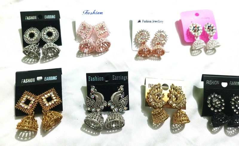 Variety Jhumka Earrings Set