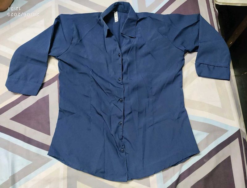 Navy Blue Shirt