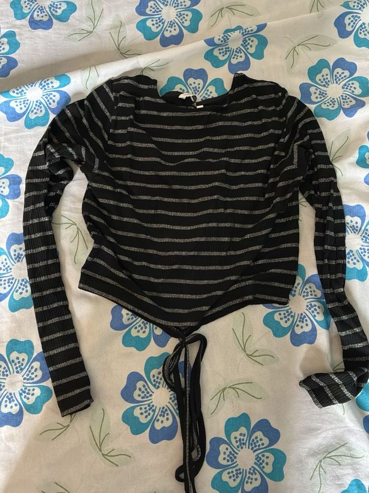 Striped Long Sleeve Top