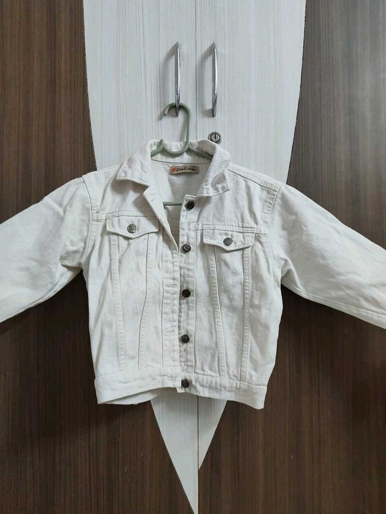White Denim Jacket